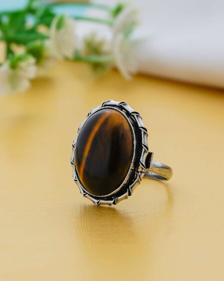 Arts Crystal Products Natural Labradorite Ring Set for Women,Vintage Joint Knuckle Stackable Rings Oval Gemstone Ring