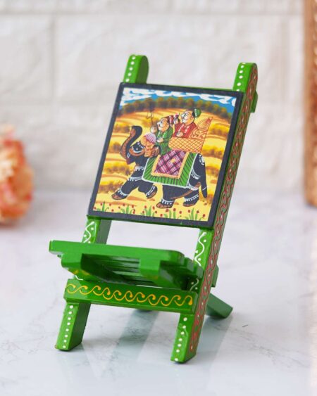 Wooden mobile stand chair